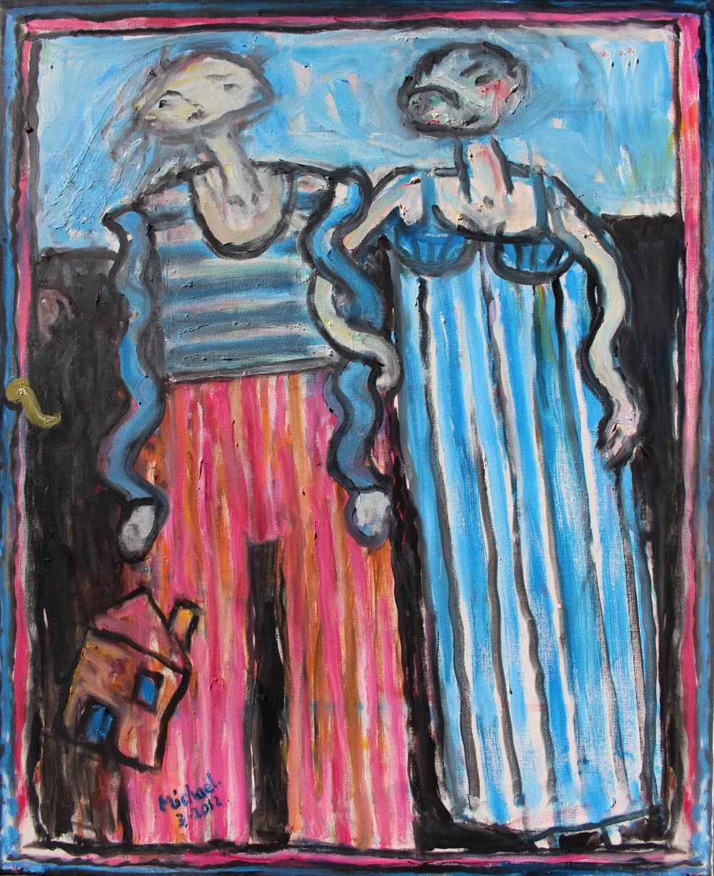 Michael Sarjeant - Couple through the window